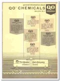 Quaker Oats Company 1970 vintage chemical catalog Furfural Furan