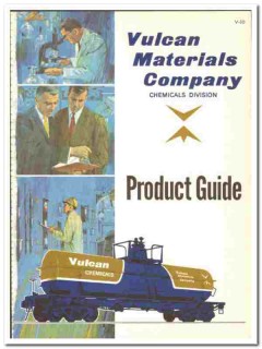 Vulcan Materials Company 1970 vintage chemical catalog Product Guide Vulcan Materials Company 1970 vintage chemical catalog Product Guide