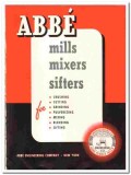 Abbe Engineering Company 1942 vintage industrial catalog process mills