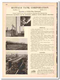 Buffalo Tank Corp 1942 vintage industrial catalog plate fabrication Buffalo Tank Corp 1942 vintage industrial catalog plate fabrication