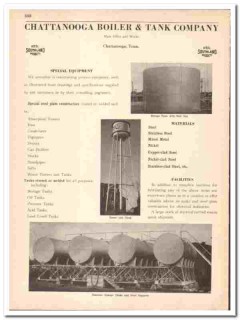 Chattanooga Boiler Tank Company 1942 vintage industrial catalog