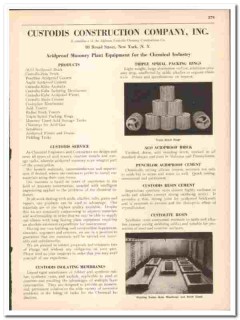 Custodis Construction Company 1942 vintage industrial catalog masonry Custodis Construction Company 1942 vintage industrial catalog masonry