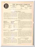 Dicalite Company 1942 vintage industrial catalog Filteraids Fillers