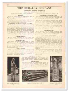 Duraloy Company 1942 vintage metal catalog industrial alloys tubes Duraloy Company 1942 vintage metal catalog industrial alloys tubes