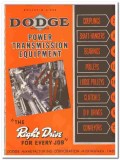Dodge Mfg Corp 1942 vintage industrial catalog Power Transmission