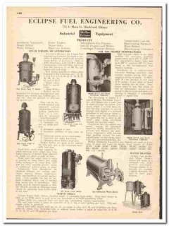 Eclipse Fuel Engineering Company 1942 vintage heating catalog boiler Eclipse Fuel Engineering Company 1942 vintage heating catalog boiler