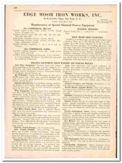 Edge Moor Iron Works Inc 1942 vintage industrial catalog chemical Edge Moor Iron Works Inc 1942 vintage industrial catalog chemical