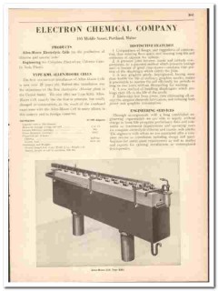 Electron Chemical Company 1942 vintage catalog Allen-Moore Cells KML Electron Chemical Company 1942 vintage catalog Allen-Moore Cells KML