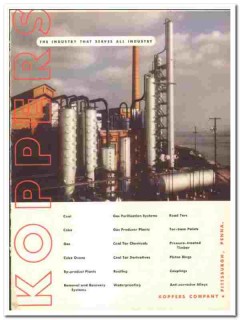 Koppers Company 1942 vintage industrial catalog process equipment Koppers Company 1942 vintage industrial catalog process equipment