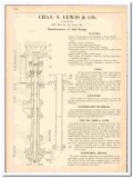 Chas S Lewis Company 1942 vintage industrial catalog acid pumps Chas S Lewis Company 1942 vintage industrial catalog acid pumps