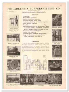 Philadelphia Coppersmithing Company 1942 vintage industrial catalog Philadelphia Coppersmithing Company 1942 vintage industrial catalog