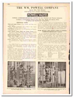 Wm Powell Company 1942 vintage industrial catalog valves corrosion Wm Powell Company 1942 vintage industrial catalog valves corrosion