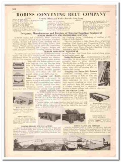 Robins Conveying Belt Company 1942 vintage industrial catalog Robins Conveying Belt Company 1942 vintage industrial catalog
