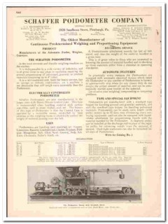 Schaffer Poidometer Company 1942 vintage industrial catalog weighing Schaffer Poidometer Company 1942 vintage industrial catalog weighing