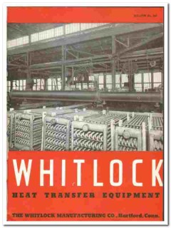 Whitlock Mfg Company 1942 vintage industrial catalog Heat Transfer Whitlock Mfg Company 1942 vintage industrial catalog Heat Transfer