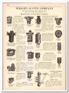 Wright-Austin Company 1942 vintage heating catalog steam power traps Wright-Austin Company 1942 vintage heating catalog steam power traps