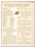 Harshaw Chemical Company 1942 vintage catalog organic inorganic Harshaw Chemical Company 1942 vintage catalog organic inorganic