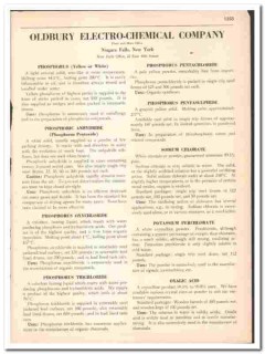 Oldbury Electro-Chemical Company 1942 vintage industrial catalog Oldbury Electro-Chemical Company 1942 vintage industrial catalog