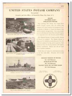United States Potash Company 1942 vintage chemical catalog NM United States Potash Company 1942 vintage chemical catalog NM
