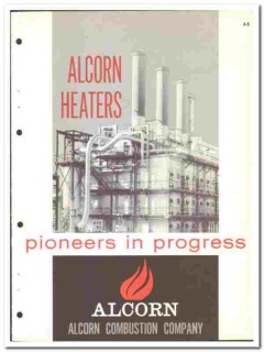 Alcorn Combustion Company 1964 vintage industrial catalog heaters Alcorn Combustion Company 1964 vintage industrial catalog heaters