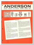 V D Anderson Company 1964 vintage industrial catalog Hi-eF purifiers