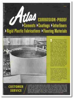 Atlas Mineral Products Company 1964 vintage catalog corrosion-proof