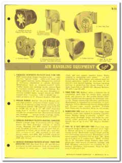 Buffalo Forge Company 1964 vintage heating catalog air handling pumps Buffalo Forge Company 1964 vintage heating catalog air handling pumps