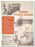 Fred S Carver Inc 1964 vintage industrial catalog hydraulic equipment