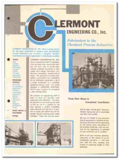 Clermont Engineering Company 1964 vintage industrial catalog Clermont Engineering Company 1964 vintage industrial catalog