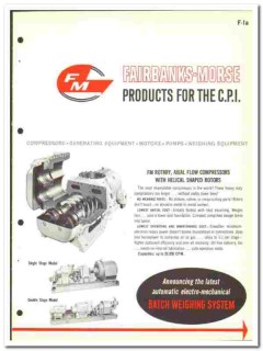 Fairbanks-Whitney Company 1964 vintage industrial catalog pumps Morse