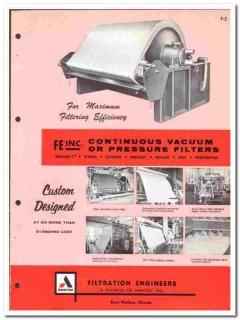Ametek Inc 1964 vintage industrial catalog Filtration Engineers filter Ametek Inc 1964 vintage industrial catalog Filtration Engineers filter