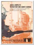 Refractory Construction Inc 1964 vintage industrial catalog gunite Refractory Construction Inc 1964 vintage industrial catalog gunite