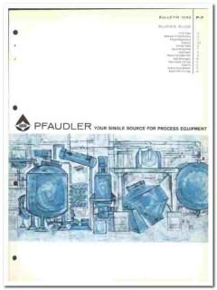 Pfaudler Permutit Inc 1964 vintage industrial catalog process