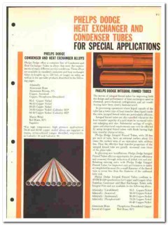 Phelps Dodge Copper Products Corp 1964 vintage metal catalog tubes Phelps Dodge Copper Products Corp 1964 vintage metal catalog tubes