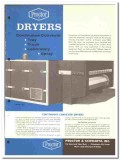 Proctor Schwartz Inc 1964 vintage industrial catalog conveyor dryers Proctor Schwartz Inc 1964 vintage industrial catalog conveyor dryers