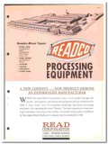 Read Corp 1964 vintage industrial catalog READCO processing mixers