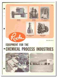 Rietz Mfg Company 1964 vintage industrial catalog chemical process Rietz Mfg Company 1964 vintage industrial catalog chemical process