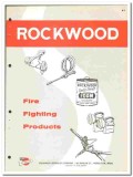 Rockwood Sprinkler Company 1964 vintage industrial catalog fire fight Rockwood Sprinkler Company 1964 vintage industrial catalog fire fight