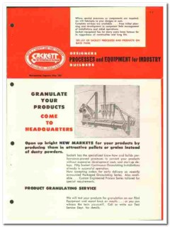 A J Sackett Sons Company 1964 vintage industrial catalog process