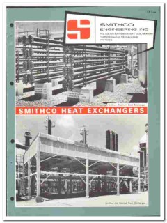 Smithco Engineering Inc 1964 vintage industrial catalog heat exchanger