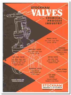 Stockham Valves Fittings Company 1964 vintage industrial catalog