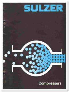 Sulzer Brothers Inc 1964 vintage industrial catalog compressors