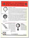 Ametek Inc 1964 vintage industrial catalog US Gauges instruments