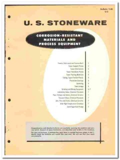 U S Stoneware Company 1964 vintage industrial catalog process U S Stoneware Company 1964 vintage industrial catalog process