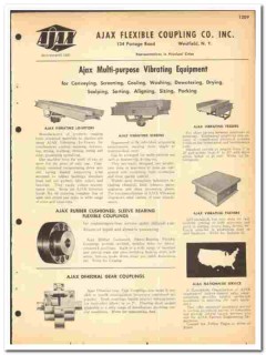 Ajax Flexible Coupling Company 1964 vintage catalog vibrating Ajax Flexible Coupling Company 1964 vintage catalog vibrating
