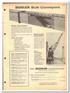 Buhler Corp 1964 vintage industrial catalog Bulk Material Conveyors Buhler Corp 1964 vintage industrial catalog Bulk Material Conveyors