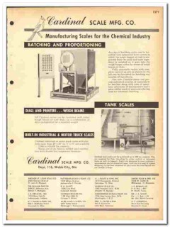 Cardinal Scale Mfg Company 1964 vintage industrial catalog batching Cardinal Scale Mfg Company 1964 vintage industrial catalog batching