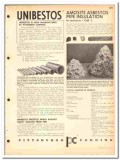 Pittsburgh Corning Corp 1964 vintage insulation catalog Unibestos