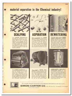 Simon-Carter Company 1964 vintage industrial catalog separator grader