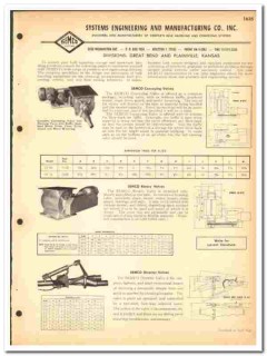 Systems Engineering Mfg Company 1964 vintage industrial catalog convey